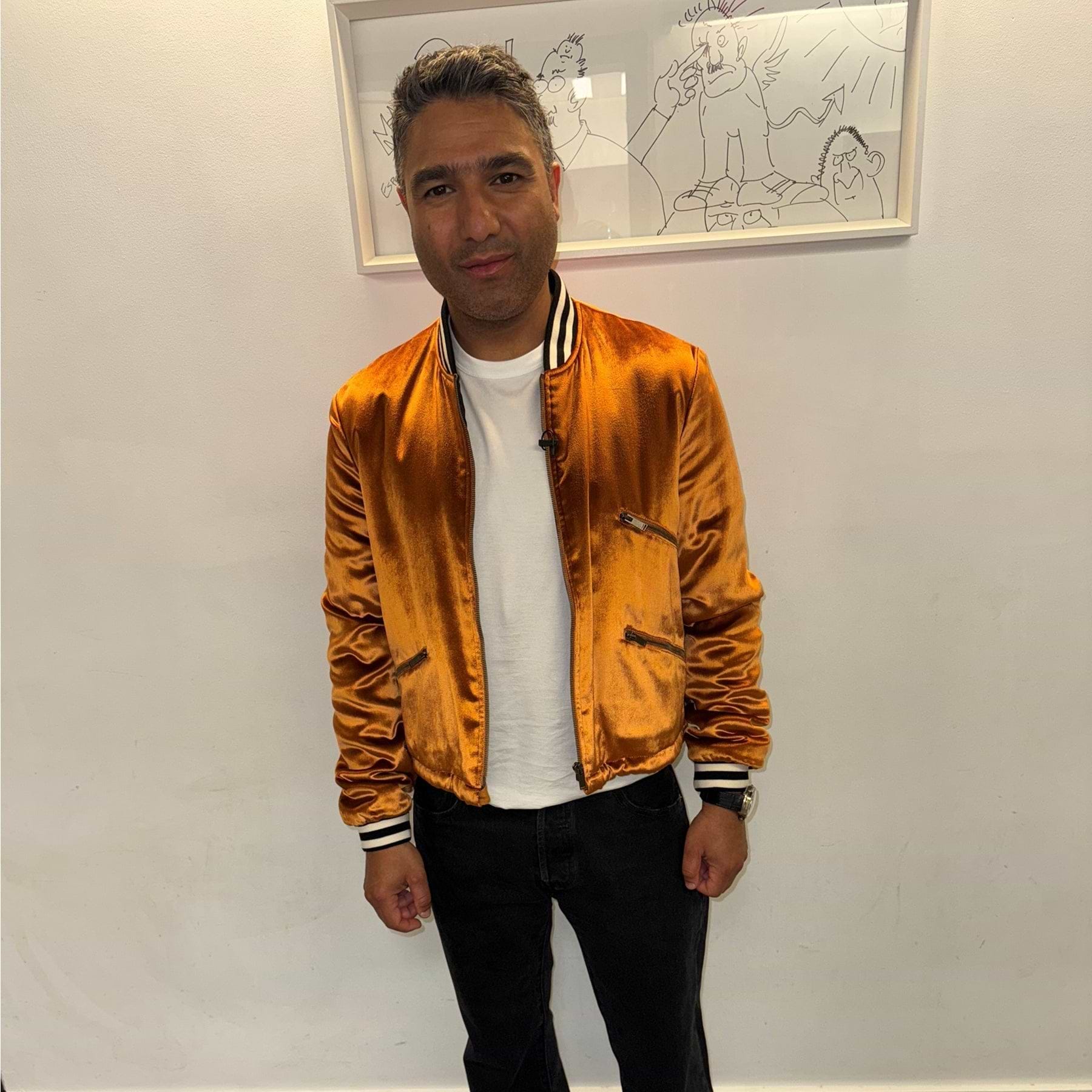 Nick Mohammed wears Fabergé on The One Show