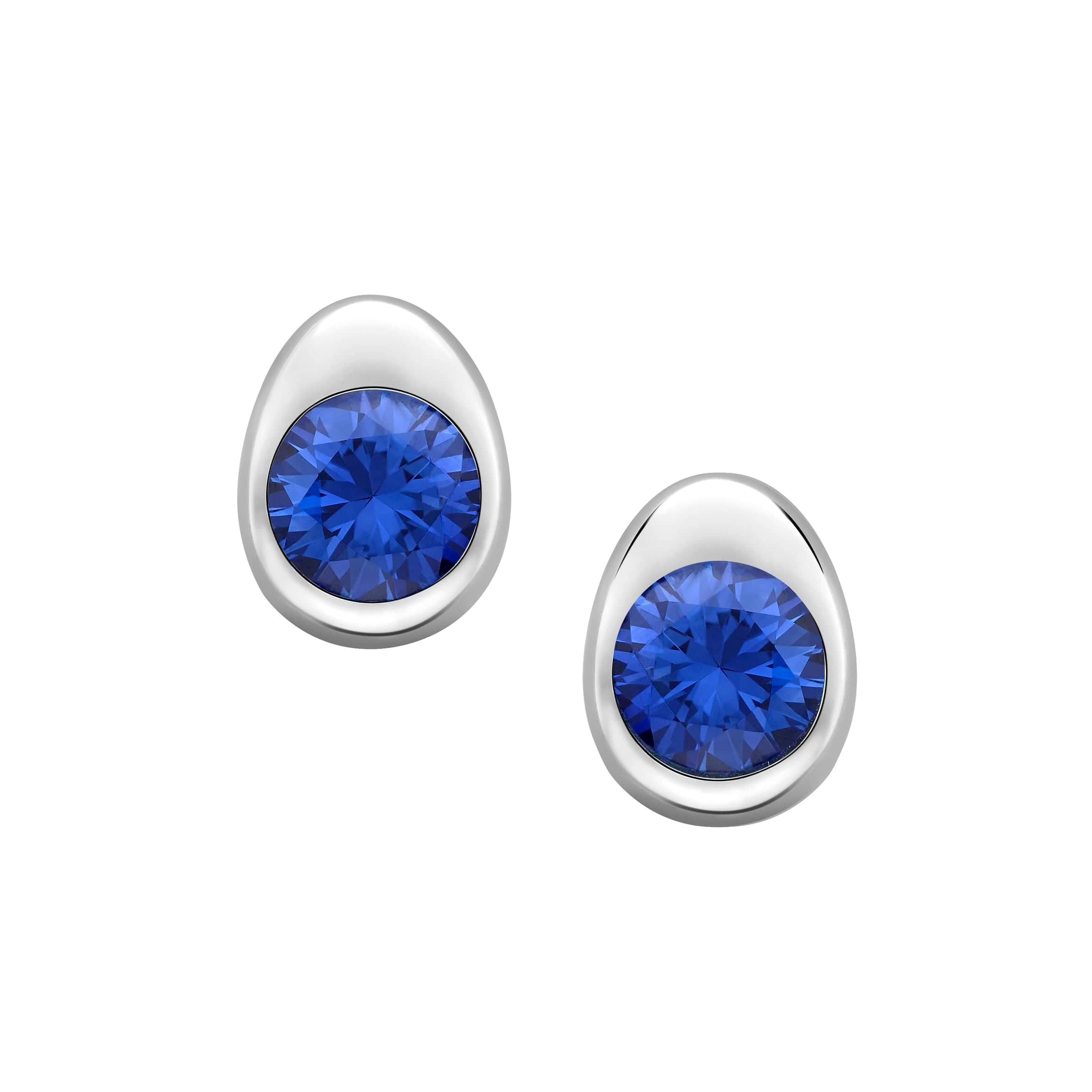 Fabergé earrings on a white background