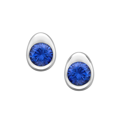 Fabergé earrings on a white background