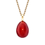 Fabergé pendant on a white background