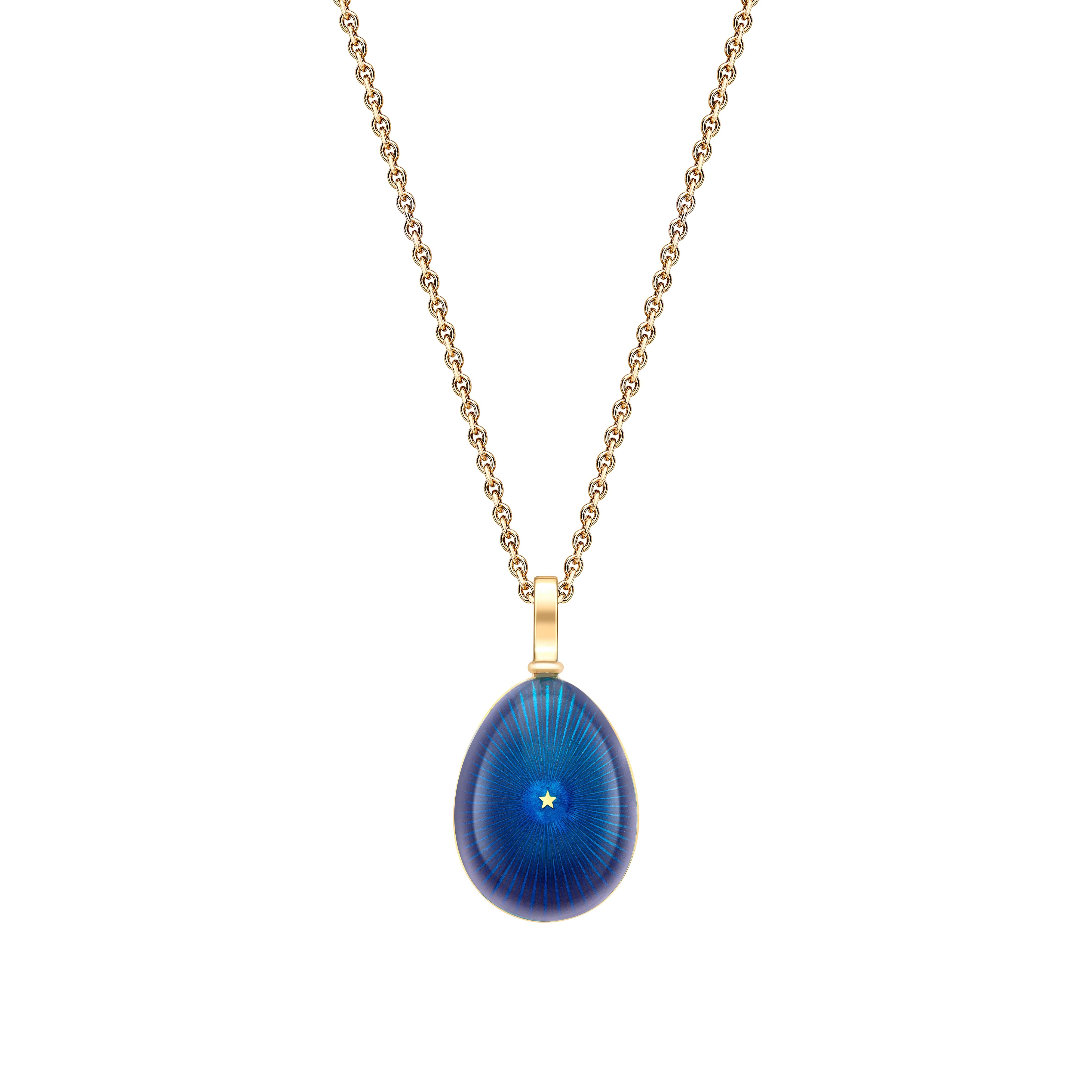 Fabergé pendant on a white background 2