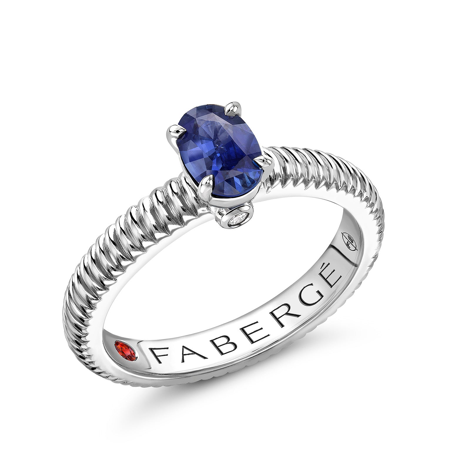 Blue Sapphire Solitaire Ring