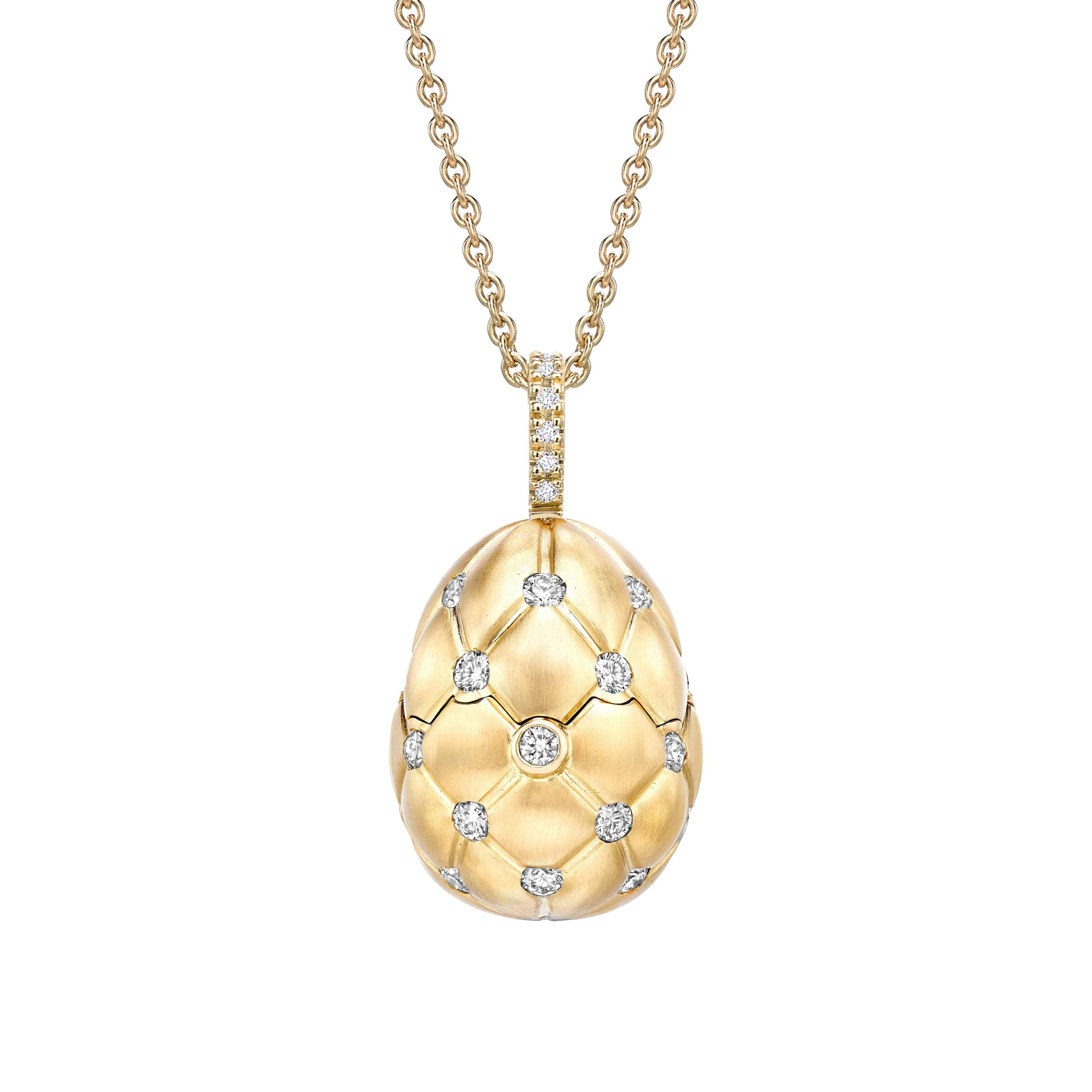 Brushed Heart Surprise Yellow Gold Locket 2