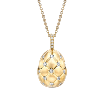 Brushed Heart Surprise Yellow Gold Locket