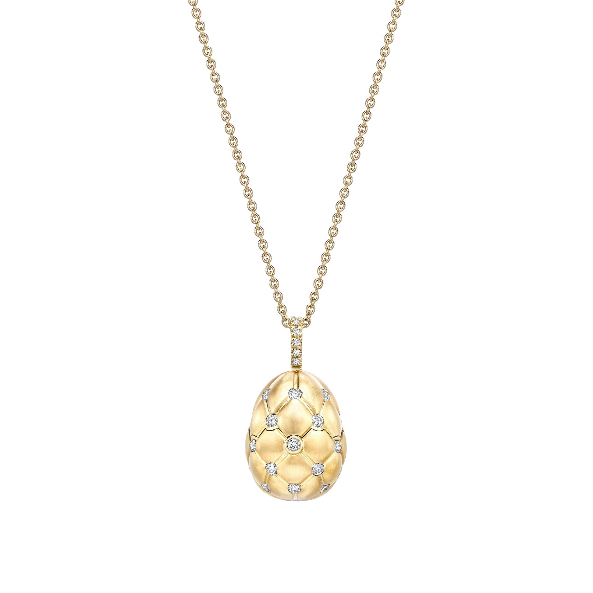 Brushed Heart Surprise Yellow Gold Locket