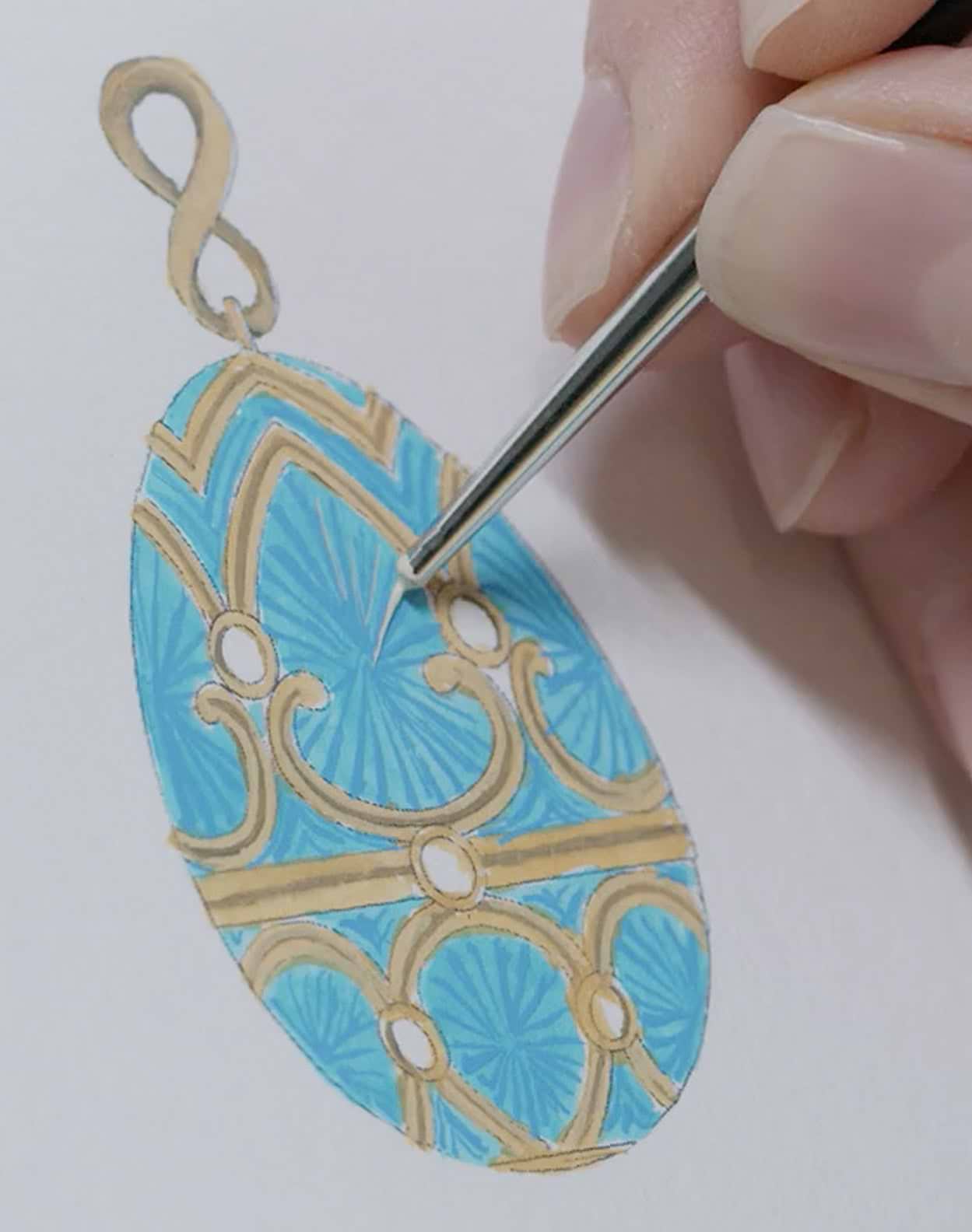Concept art of the egg locket