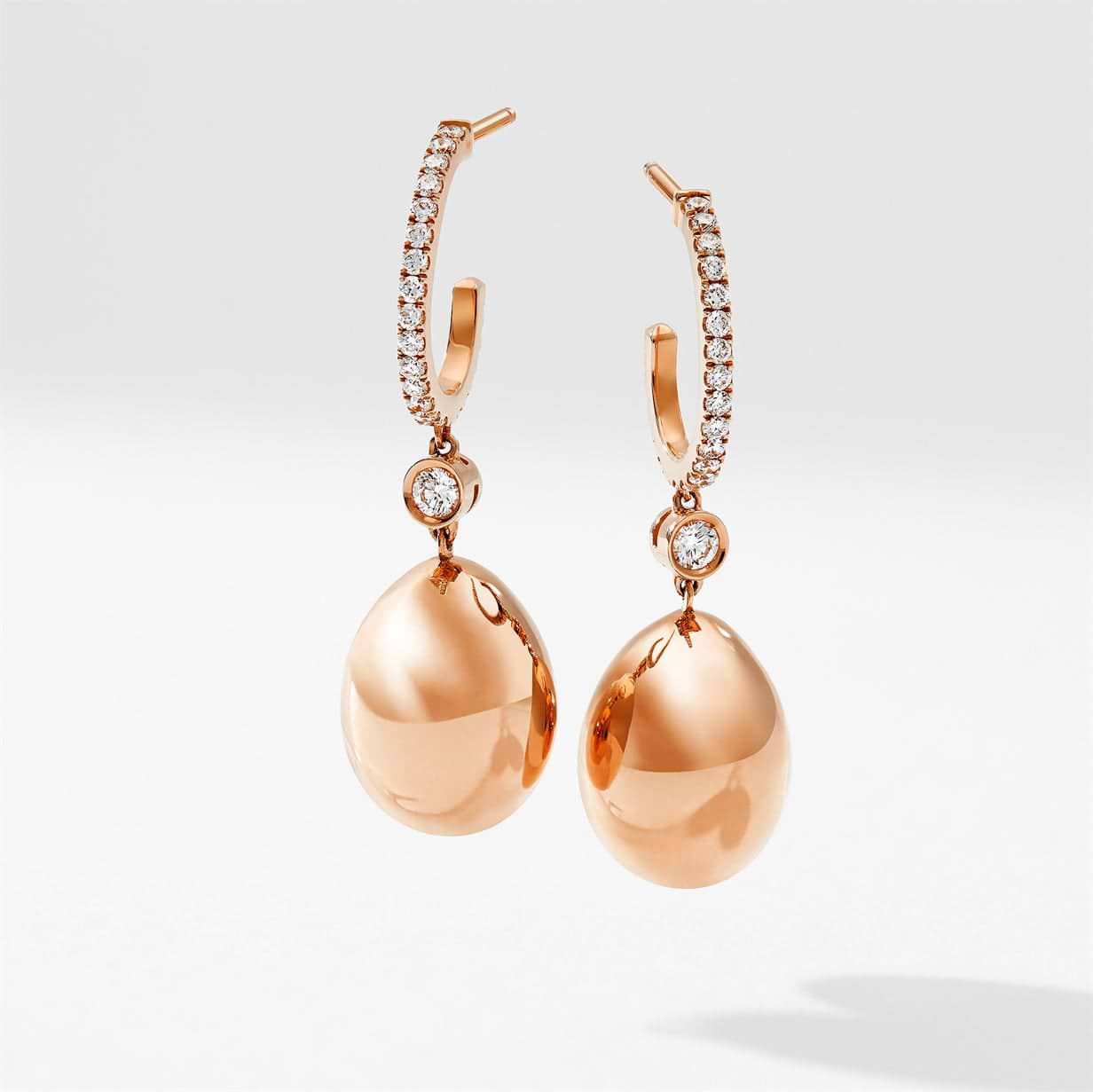 Hoop Egg Drop Earrings 2
