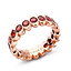 Colours of Love Rose Gold Ruby Eternity Ring | Fabergé