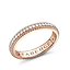 Rose Gold Diamond Fluted Eternity Ring I Fabergé