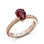 Rose Gold Ruby Fluted Ring | Fabergé