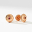 FABERGÉ Cufflinks – Ruby and Rose Gold Fluted Cufflinks