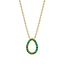 Yellow Gold Emerald Egg Pendant | Fabergé