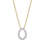 Yellow & White Gold Diamond Egg Pendant | Fabergé