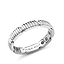 White Gold Fluted Gemsation Ring with Hidden Sapphires | Fabergé