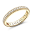 Yellow Gold Diamond Fluted Eternity Ring | Fabergé