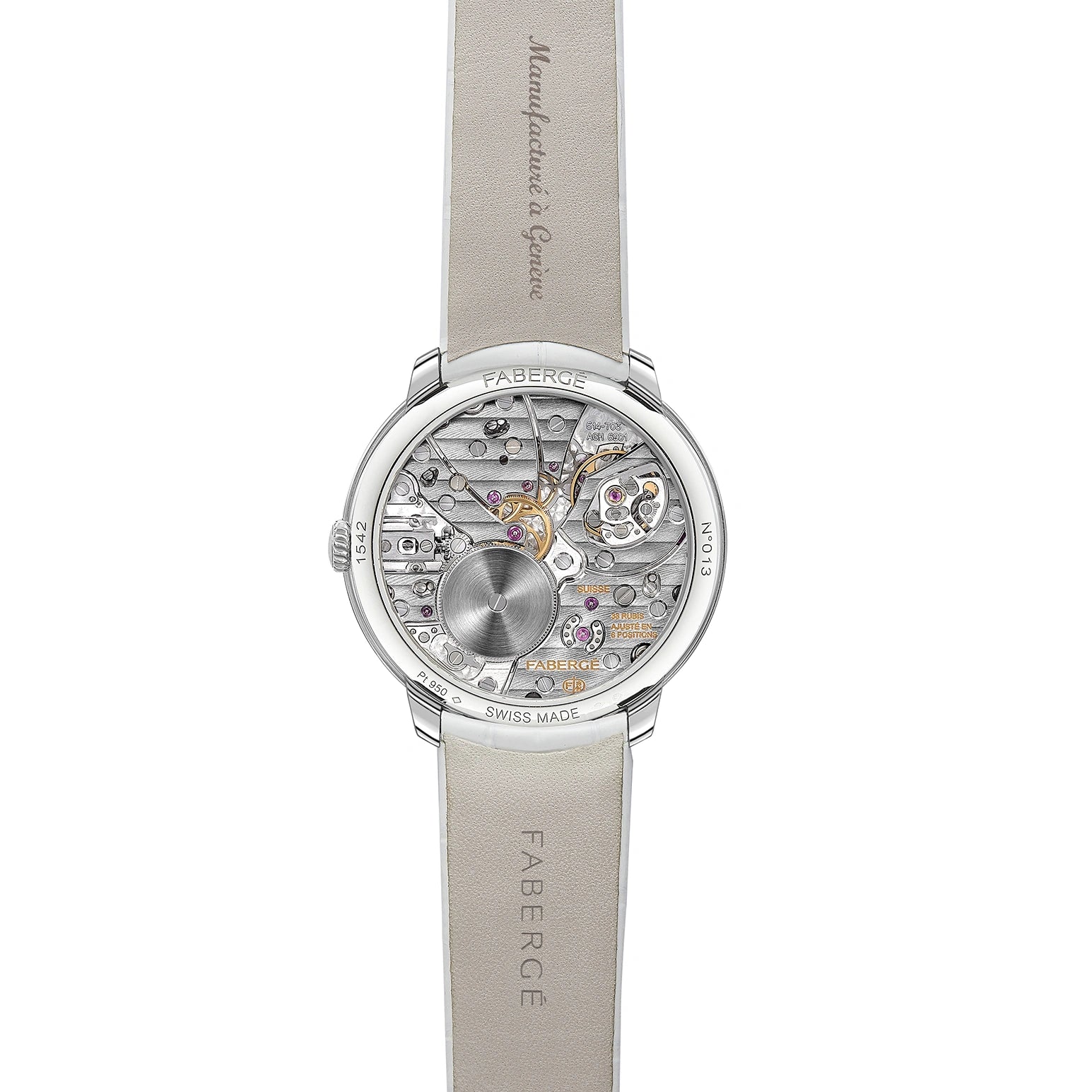 Platinum Compliquée Ladies' Peacock Watch | Fabergé 2