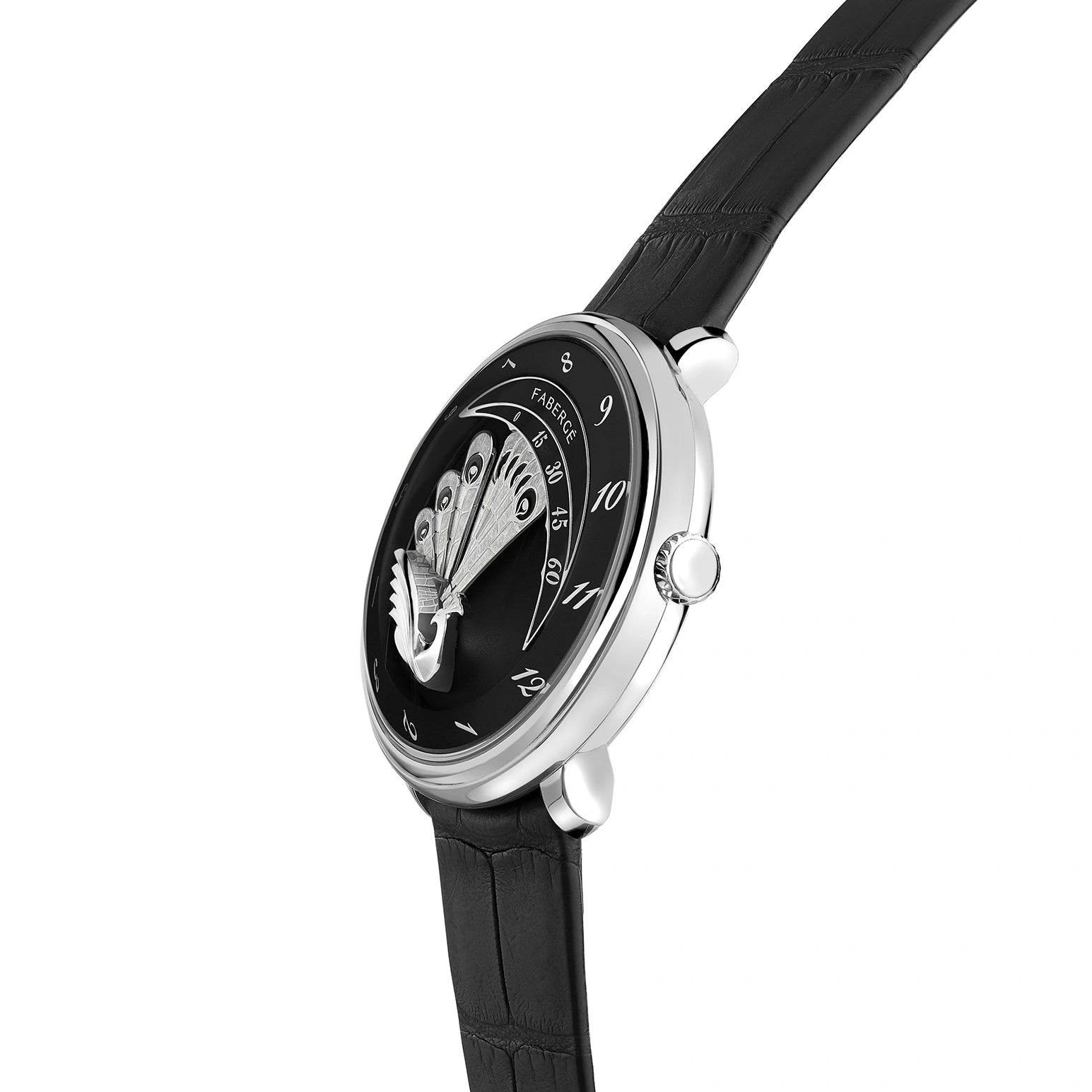 Faberge Ladies Watch - Lady Compliquée Peacock Black Timepiece 2