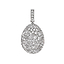 White Gold Diamond Egg Charm | Fabergé