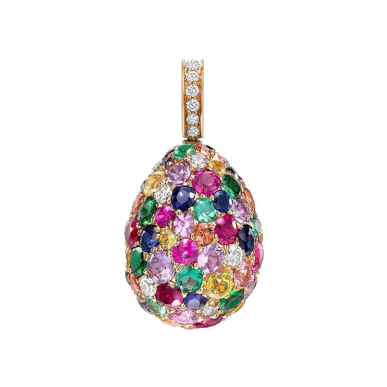 Forever Egg Charm Gemstones