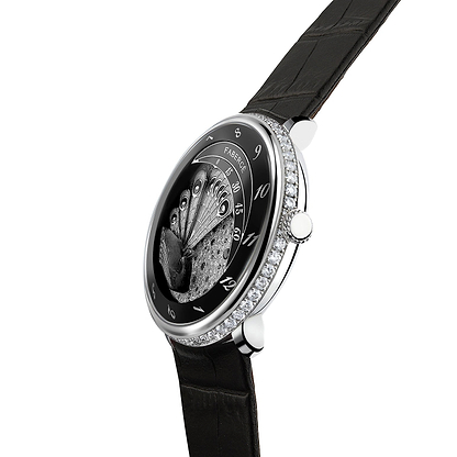 Fabergé Compliquée Peacock Black Sapphire Watch