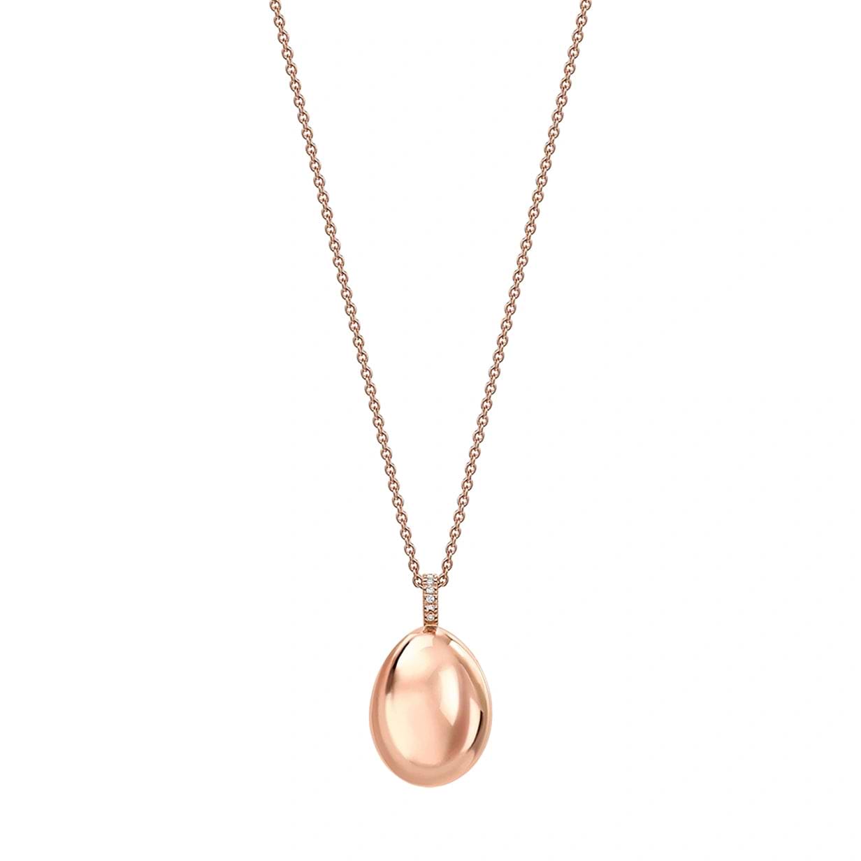 Rose Gold Egg Pendant | Fabergé