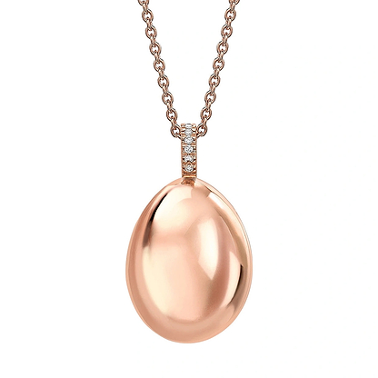 Rose Gold Egg Pendant | Fabergé