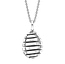 Fabergé Essence White Gold Diamond Set Spiral Egg Pendant