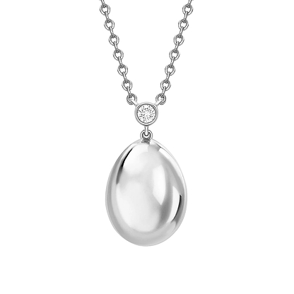Fabergé Essence white gold petite pendant