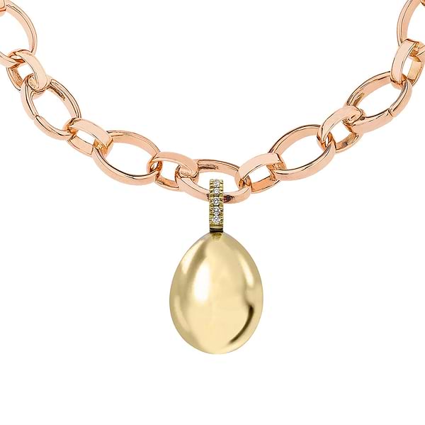 Fabergé essence yellow gold egg charm