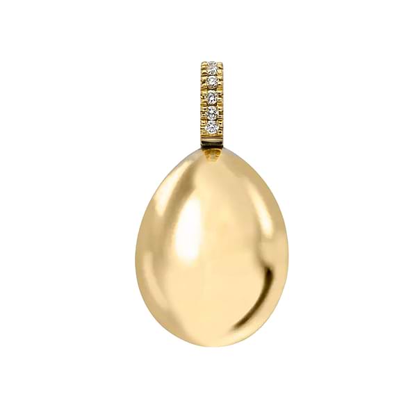 Fabergé essence yellow gold egg charm