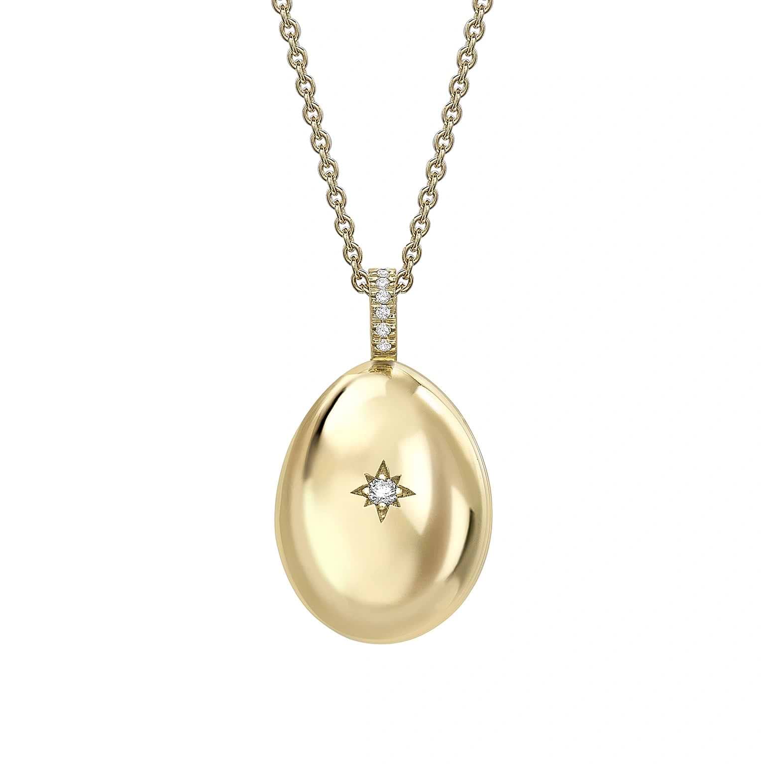 Yellow Gold I Love You Egg Pendant | Fabergé 2