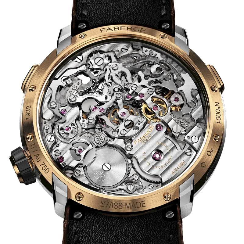 Fabergé Visionnaire Chronograph Watch in Rose Gold 2