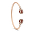 Rose Gold, Diamond & Red Enamel Open Bracelet | Fabergé