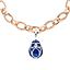 White Gold Diamond & Royal Blue Guilloché Enamel Egg Charm | Fabergé