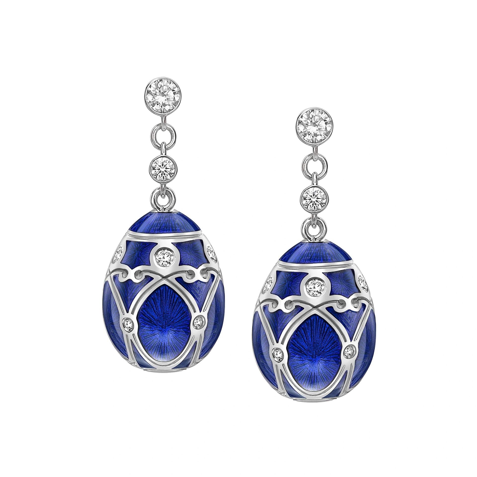 Fabergé Egg Drop Earrings
