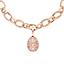 Rose Gold Diamond & Pink Guilloché Enamel Egg Charm | Fabergé
