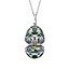White Gold Diamond & Green Guilloché Enamel Turtle Surprise Locket | Fabergé