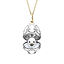 Yellow and White Gold Diamond and Black Enamel Seal Pup Surprise Locket | Fabergé