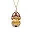 Heritage Yellow Gold Diamond & Red Guilloché Enamel Year Of The Pig Surprise Locket