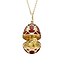 Yellow Gold Diamond & Red Guilloché Enamel Year Of The Tiger Surprise Locket | Fabergé