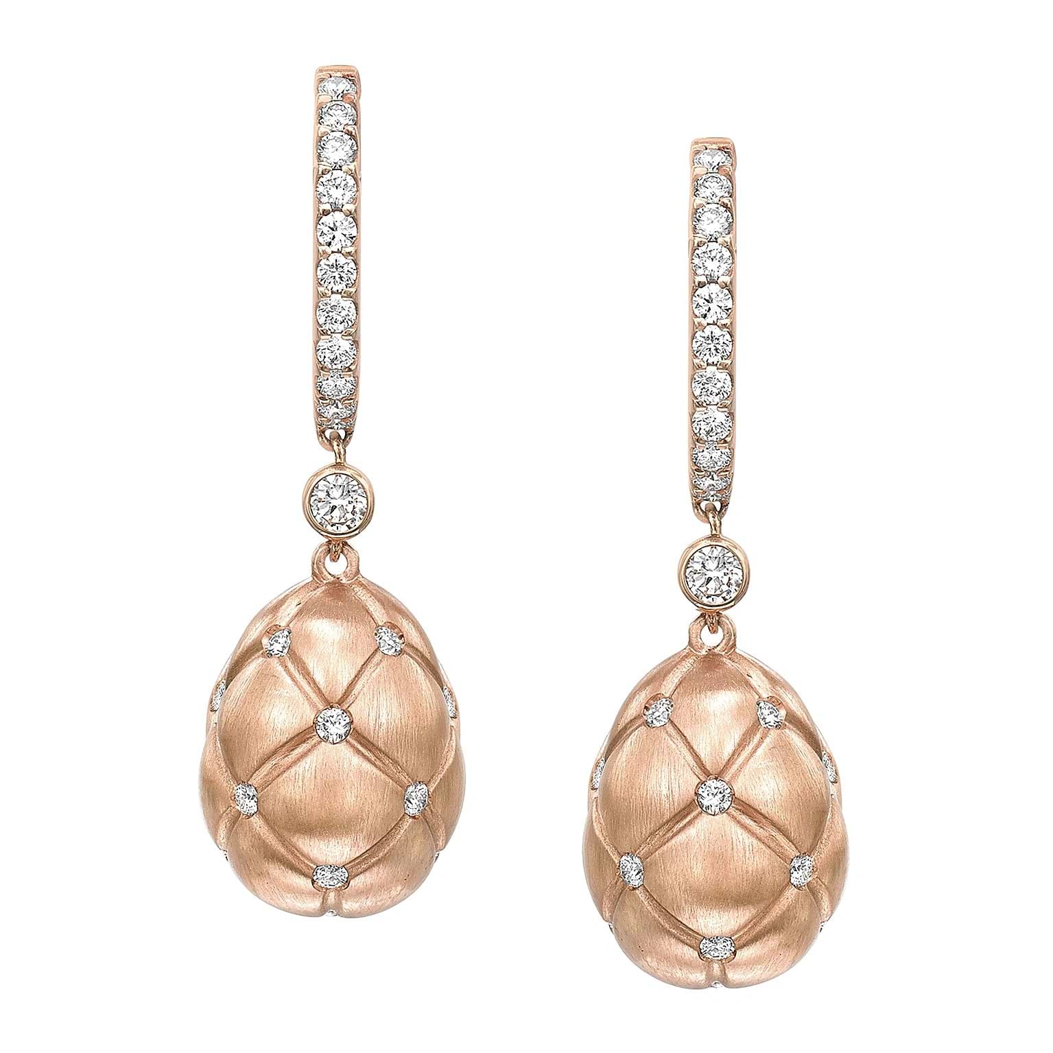 Forever Quilted Egg Drop Earrings