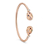 Brushed Rose Gold, Diamond, Sapphire & Ruby Open Bracelet | Fabergé
