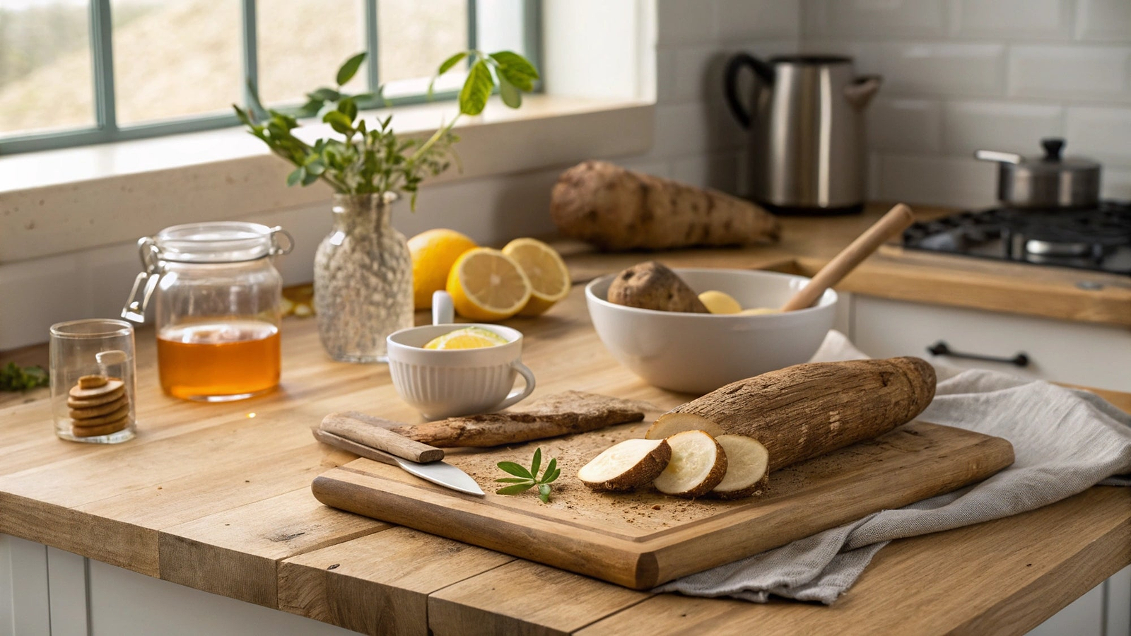 Wild Yam Root Tea for Hormonal Balance