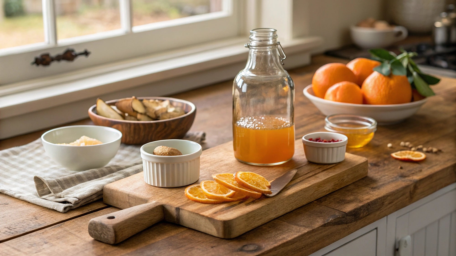 Immune-Boosting Orange Peel Oxymel