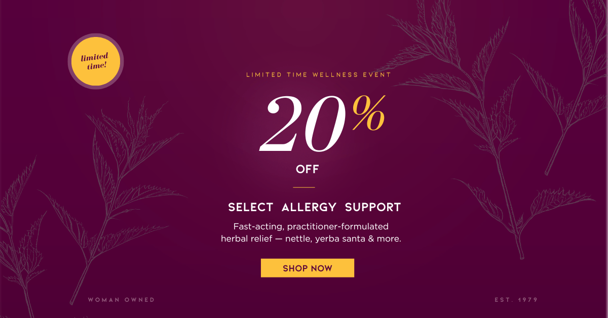 20% Off Select Allergy Support