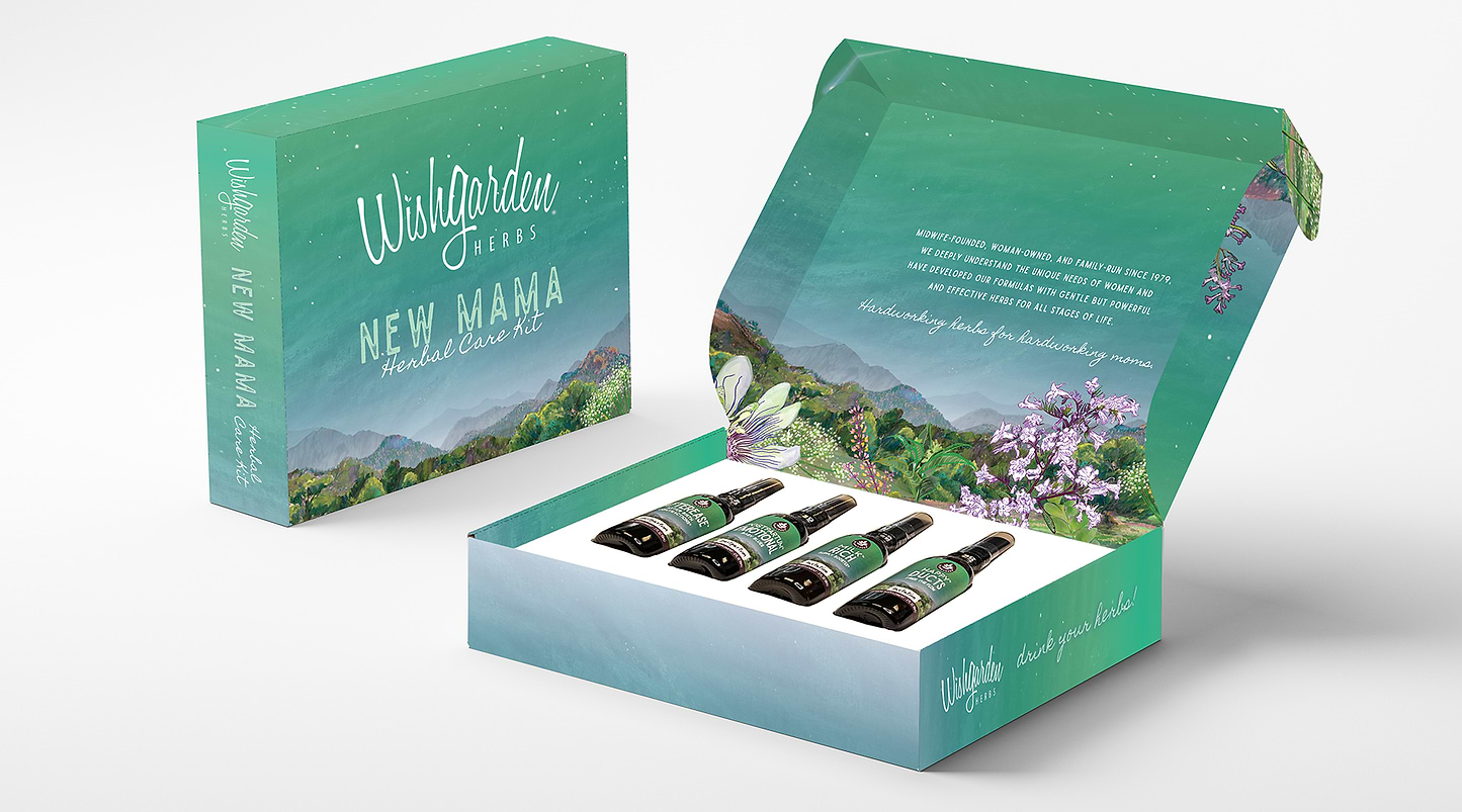 Postpartum Essentials Kit with Gift Box