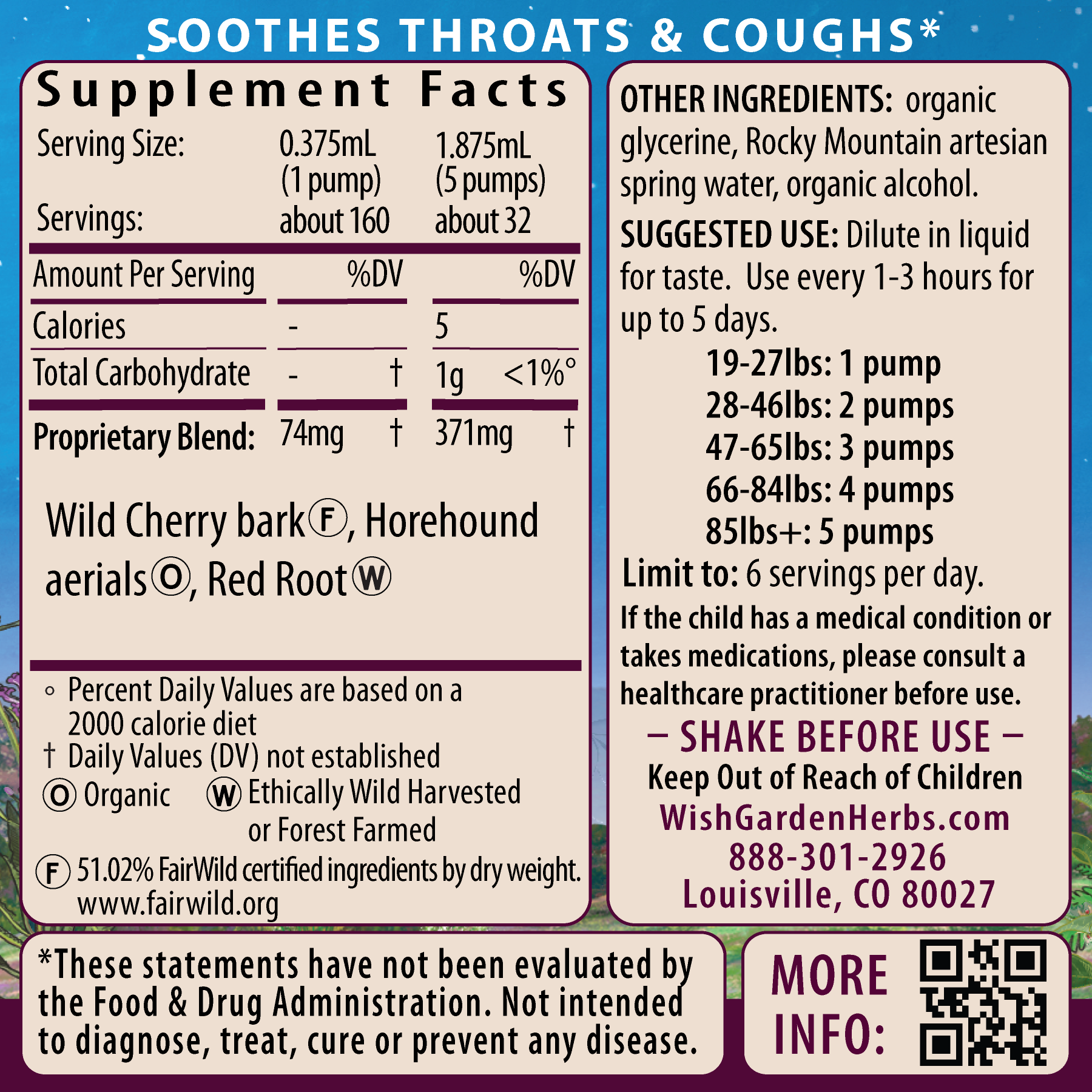 Kick-It Cough, Soothing & Quieting For Kids 2oz Pump
