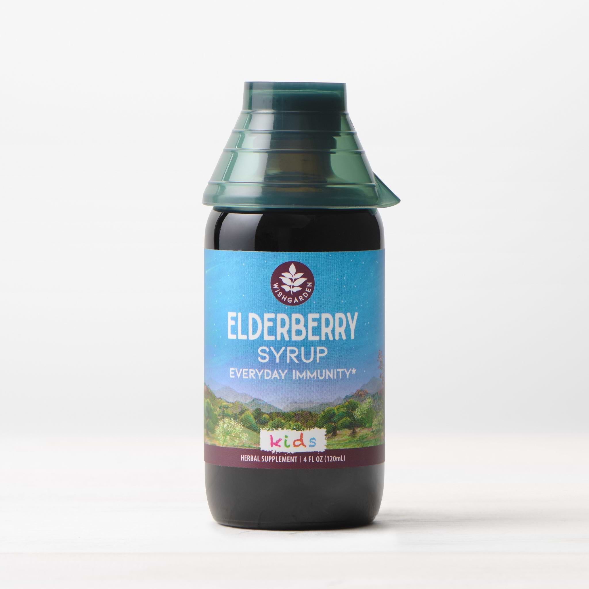 Elderberry Syrup Everyday Immunity for Kids 4oz Jigger