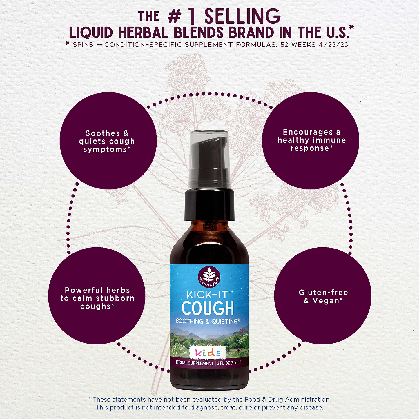 Benefits of Kick-It Cough Soothing & Quieting For Kids
