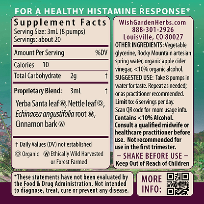Kick-Ass Allergy Seasonal Rescue For Pregnancy Ingredients & Supplement Facts